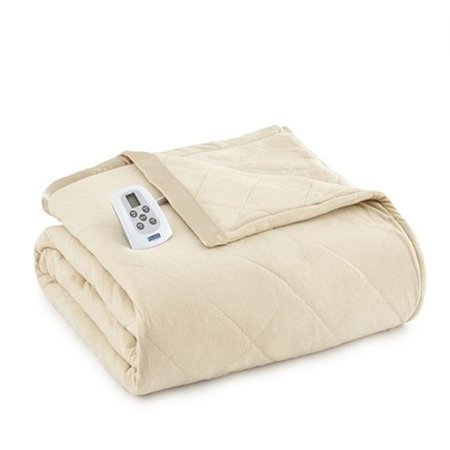 SHAVEL Shavel EBFLCHN Micro Flannel Full Chino Electric Heated Comforter & Blanket EBFLCHN